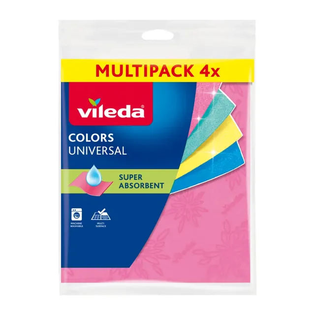 Vileda Univerzální hadřík Multiquattro Colors 4 ks