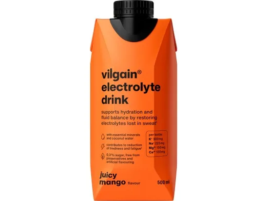 Vilgain Electrolyte Drink nápoj s elektrolyty - mango 500 ml