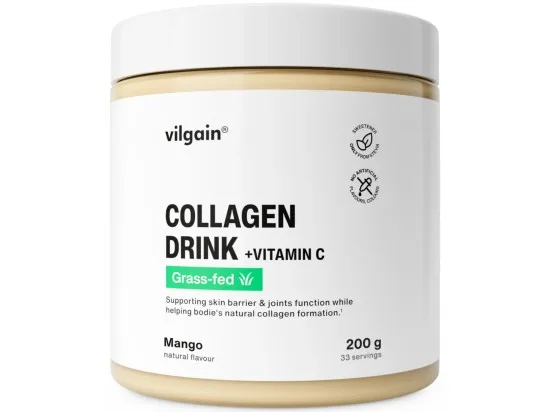 Vilgain Grass-fed Collagen + Vitamin C mango 200 g