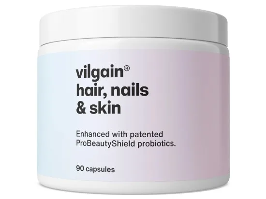 Vilgain Hair Nails & Skin vitaminy na zdraví kůže, vlasů a nehtů 90 kapslí