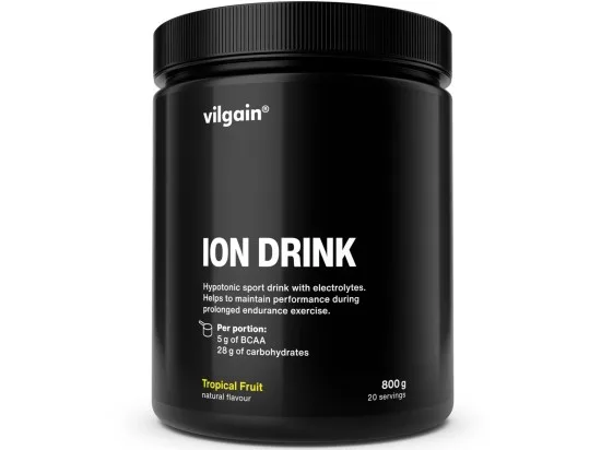 Vilgain iontový nápoj - tropické ovoce se stévií 800 g