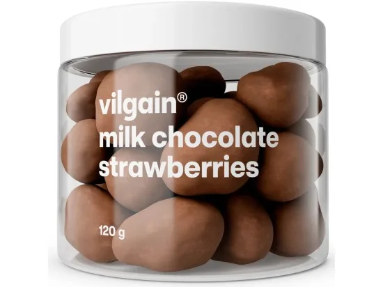 Vilgain lyofilizované jahody v mléčné čokoládě 120 g