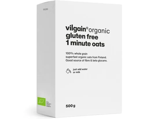 Vilgain minutové ovesné vločky bezlepkové 500 g