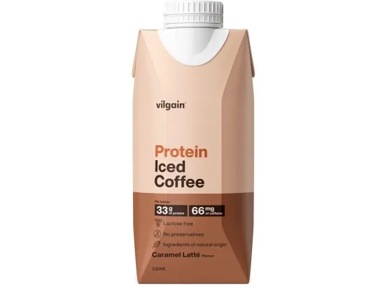 Vilgain Protein Iced Coffee karamelové latté 330 ml