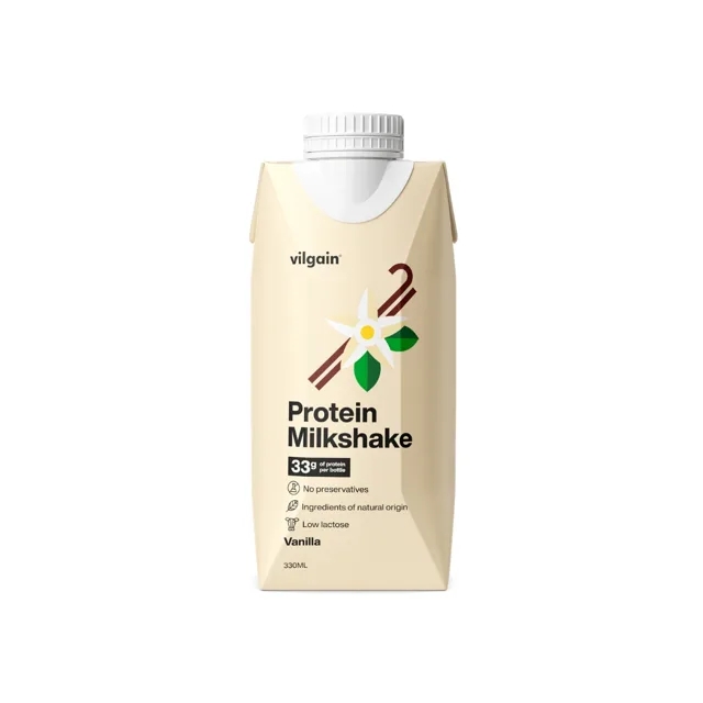 Vilgain Protein Milkshake 330 ml Vanilka