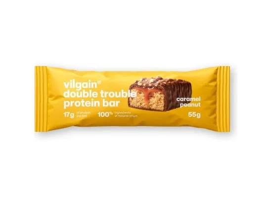 Vilgain proteinová tyčinka - arašídy se slaným karamelem 55 g