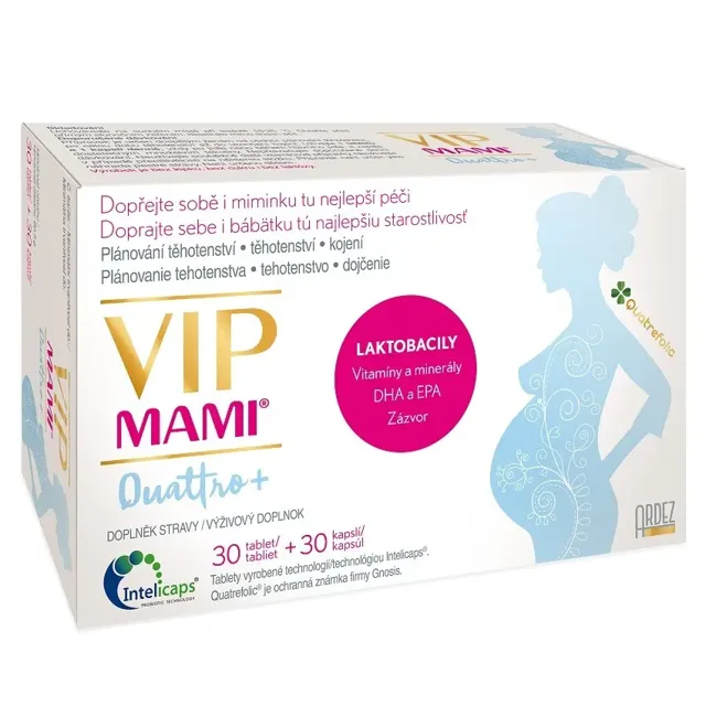 VIP mami Quattro 30 tablet + 30 kapslí