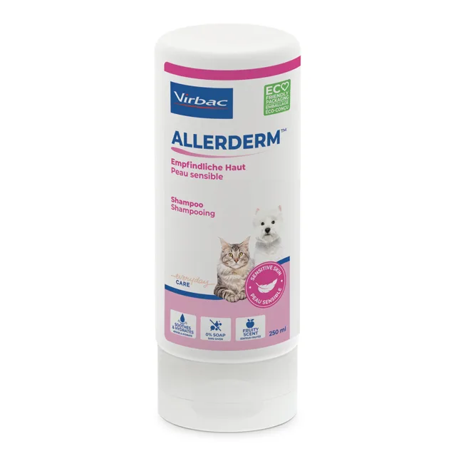 Virbac Allerderm Sensitiv šampon pro psy a kočky - 250 ml