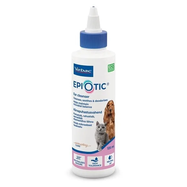 VIRBAC Epiotic čistič uší pre psy a mačky 125 ml