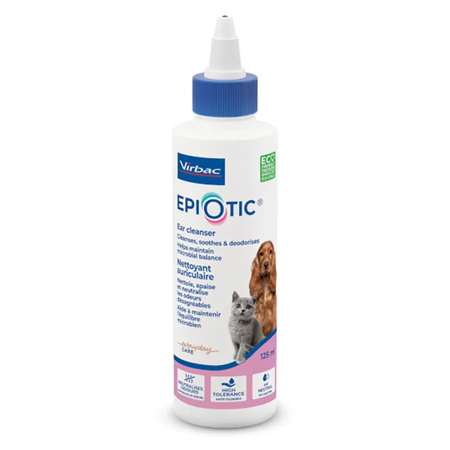 Virbac Epiotic čistič uší pro psy a kočky  - 2 x 125 ml