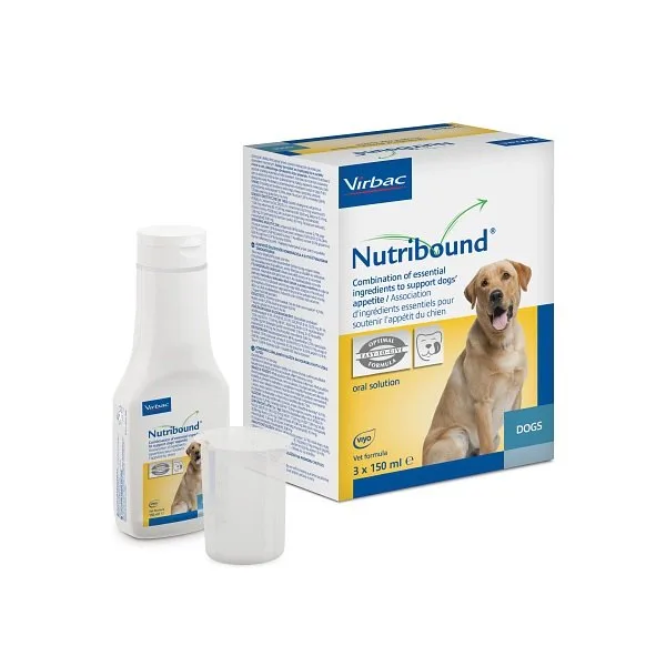 VIRBAC Nutribound Dog 3x150ml perorální roztok pro psy během rekonvalescence