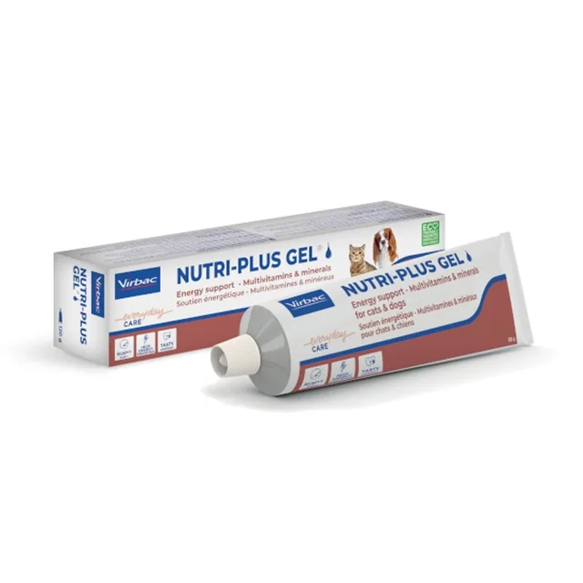 VIRBAC NutriPlus gel 120 g vysokoenergetický doplněk stravy pro psy a kočky