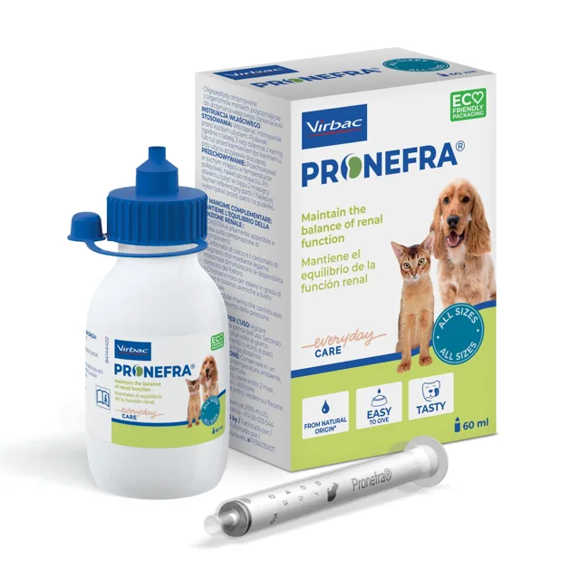 VIRBAC Pronefra  Perorální přípravek na ledviny pro psy a kočky 60 ml