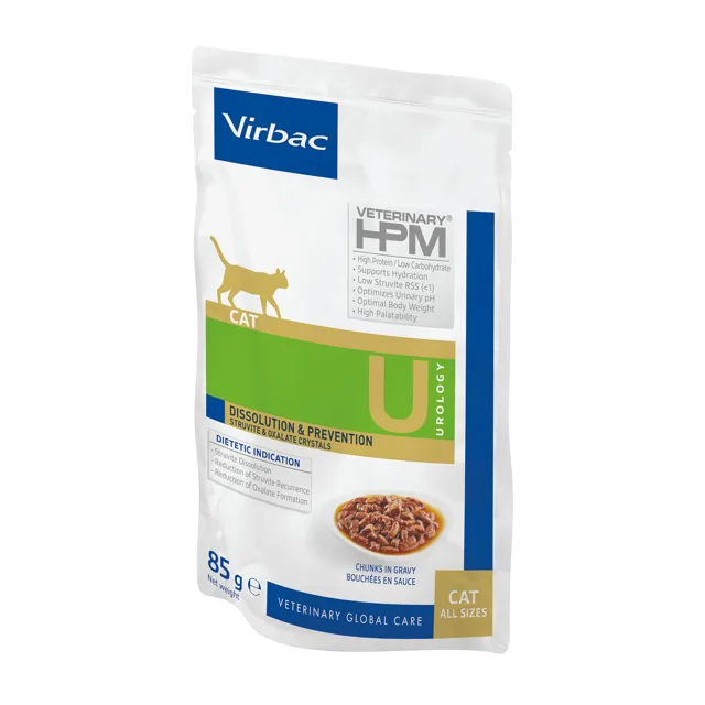 Virbac Veterinary Cat Urology Dissolution & Prevention pro kočky - 12 x 85 g