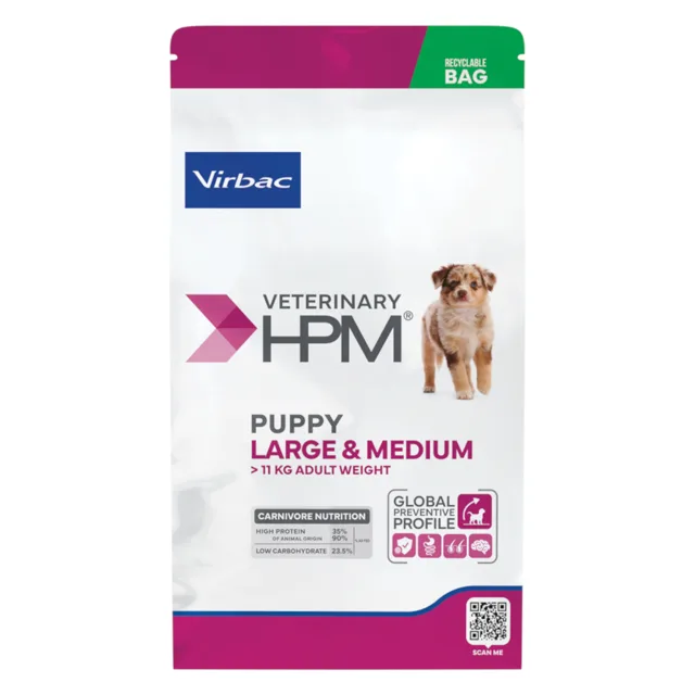 Virbac Veterinary HPM Baby Large & Medium pro štěňata - 12 kg