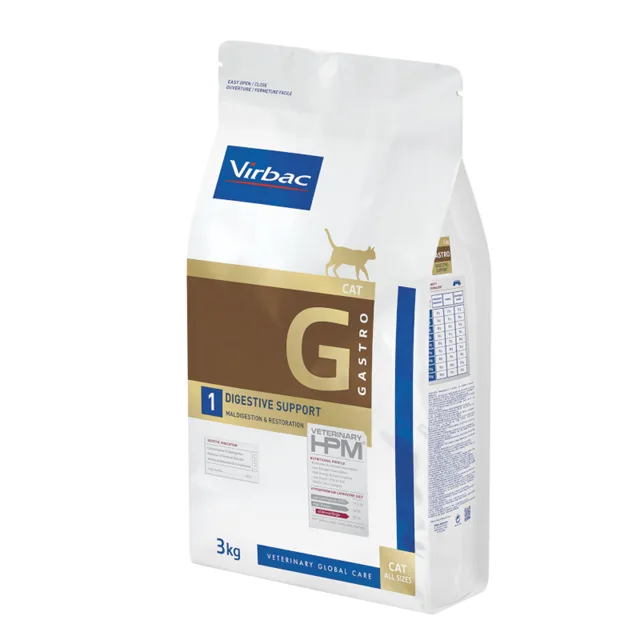 Virbac Veterinary HPM Cat Digestive Support G1 - 2 x 3 kg