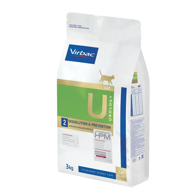Virbac Veterinary HPM Cat Urology Dissolution & Prevention U2 - 3 kg
