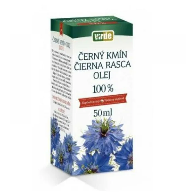 VIRDE Černý kmín olej 100% 50 ml