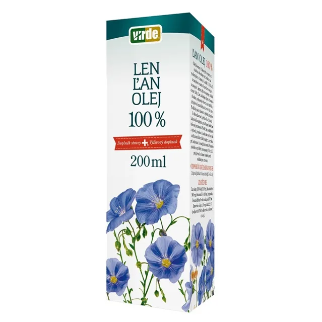 VIRDE Len 100% olej 200 ml