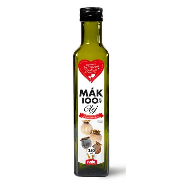 VIRDE Mák 100% olej 250 ml
