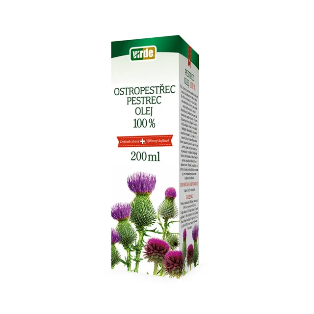 VIRDE Ostropestřec 100% olej 200 ml