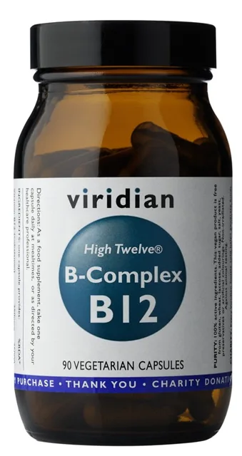Viridian B-Complex B12 High Twelve® 90 kapslí