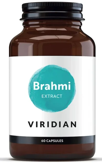 Viridian Brahmi, extrakt, 60 rostlinných kapslí