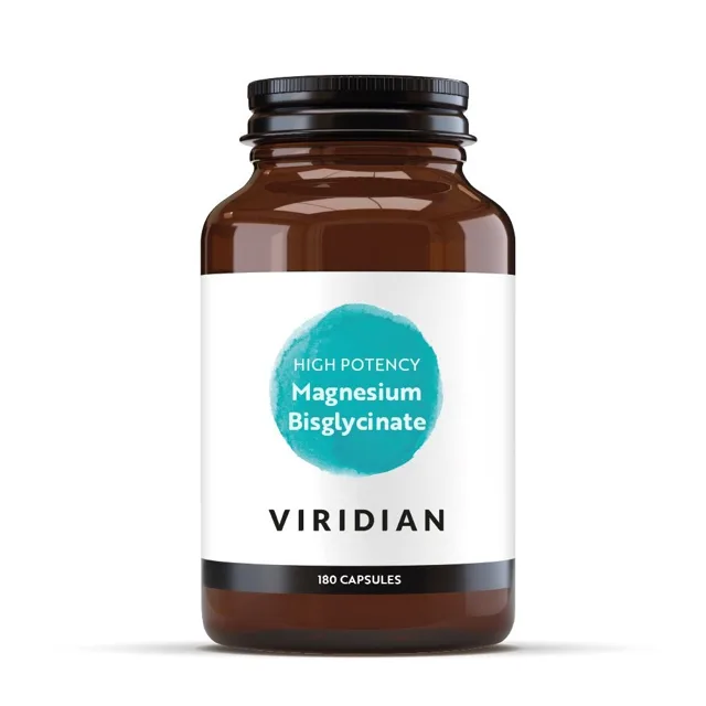 Viridian Magnesium Bisglycinate High Potency 180 kapslí