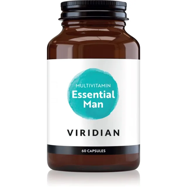 Viridian Nutrition Essential Male Multi komplexní multivitamín s minerály pro muže 60 cps