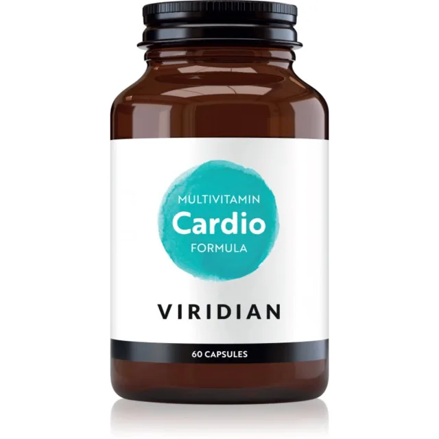 Viridian Nutrition Multivitamin Cardio Formula podpora normální funkce oběhového systému 60 cps