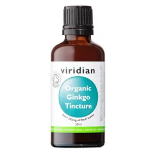 VIRIDIAN Nutrition organic ginkgo biloba tincture 50 ml