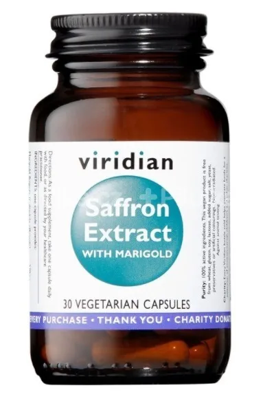 Viridian Saffron Extract (Šafrán) 30 kapslí