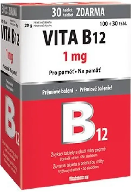 Vita B12 1000 mcg 100 tablet
