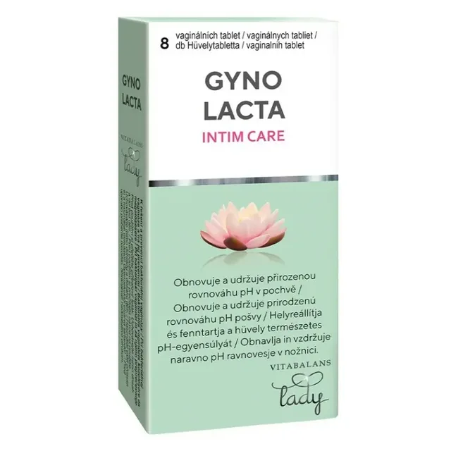 Vitabalans gynolacta intim care vaginální tablety 8 ks