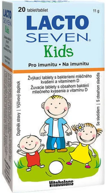 Vitabalans LactoSeven Kids 20 tablet