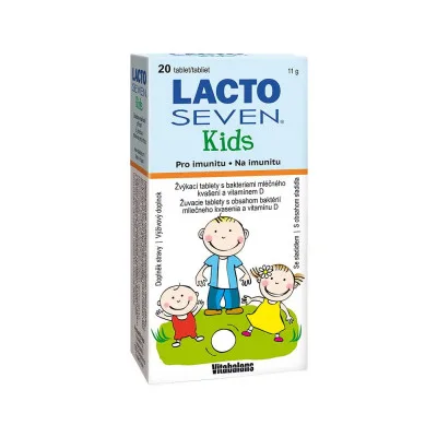 Vitabalans LactoSeven Kids 20 tablet