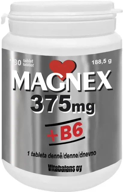 Vitabalans Magnex 375 mg +B6 180 tablet