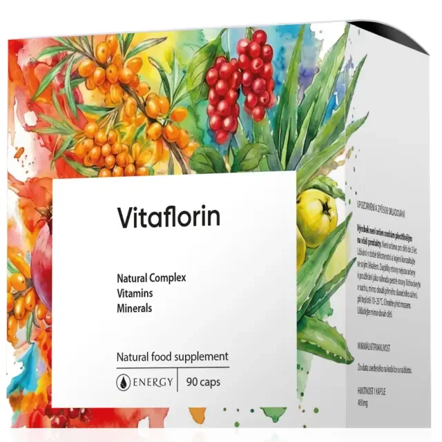 Vitaflorin 90 cps - přírodní multivitamín