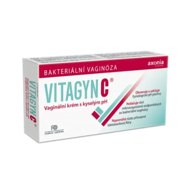 Vitagyn C vaginální krém s kyselým pH 30 g