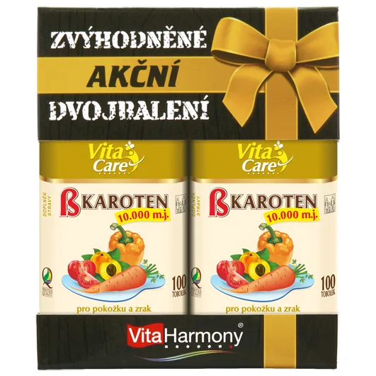 VitaHarmony Beta karoten 10.000, 100+100 tobolek