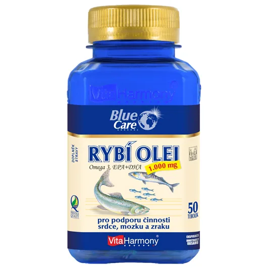 VitaHarmony Rybí olej Omega 3 50 tobolek