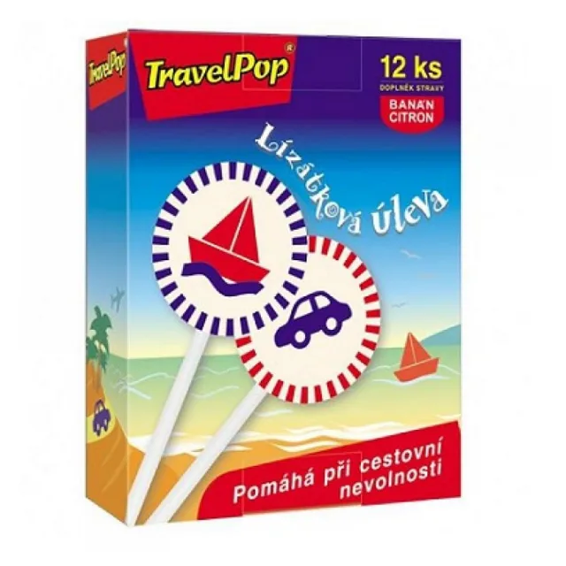 VITAHARMONY TravelPop při cestovní nevolnosti 12 kusů