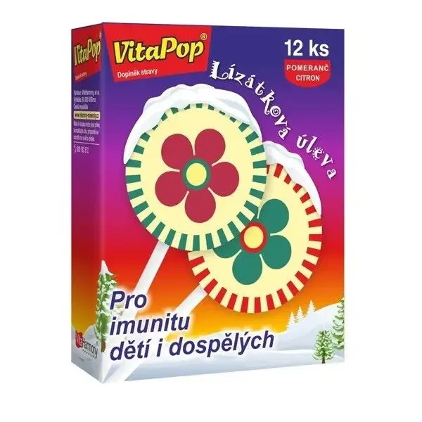 VitaHarmony VitaPop lízátková úleva 12ks