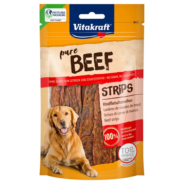 Vitakraft BEEF hovězí plátky - 6 x 80 g