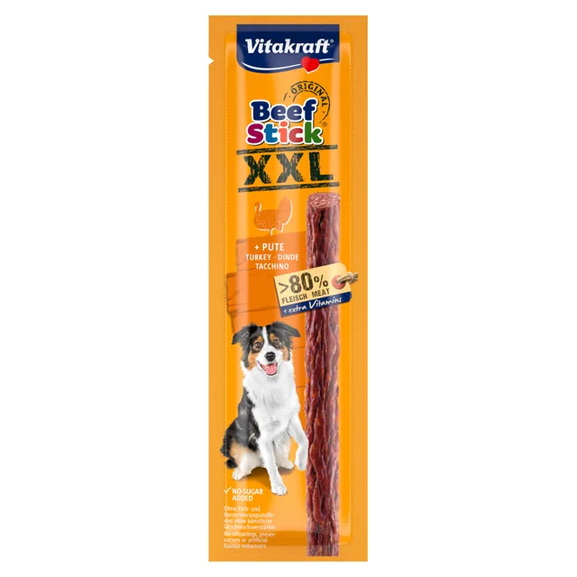 Vitakraft Beef Stick XXL - s krůtou (1 kus, 30 g)