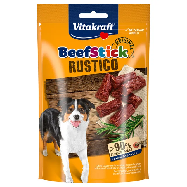 Vitakraft Beef Sticks Rustico - výhodné balení: 7 x 55 g