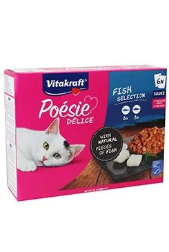 Vitakraft Cat Poésie Délisauce multipack rybí 6+1 x85g
