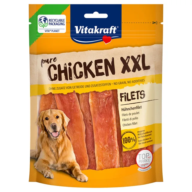 Vitakraft CHICKEN kuřecí filety XXL - 4 x 250 g