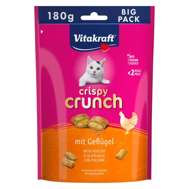 Vitakraft Crispy Crunch s drůbežím - 180 g