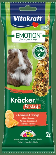 Vitakraft Emotion kracker morče ovocný 2ks